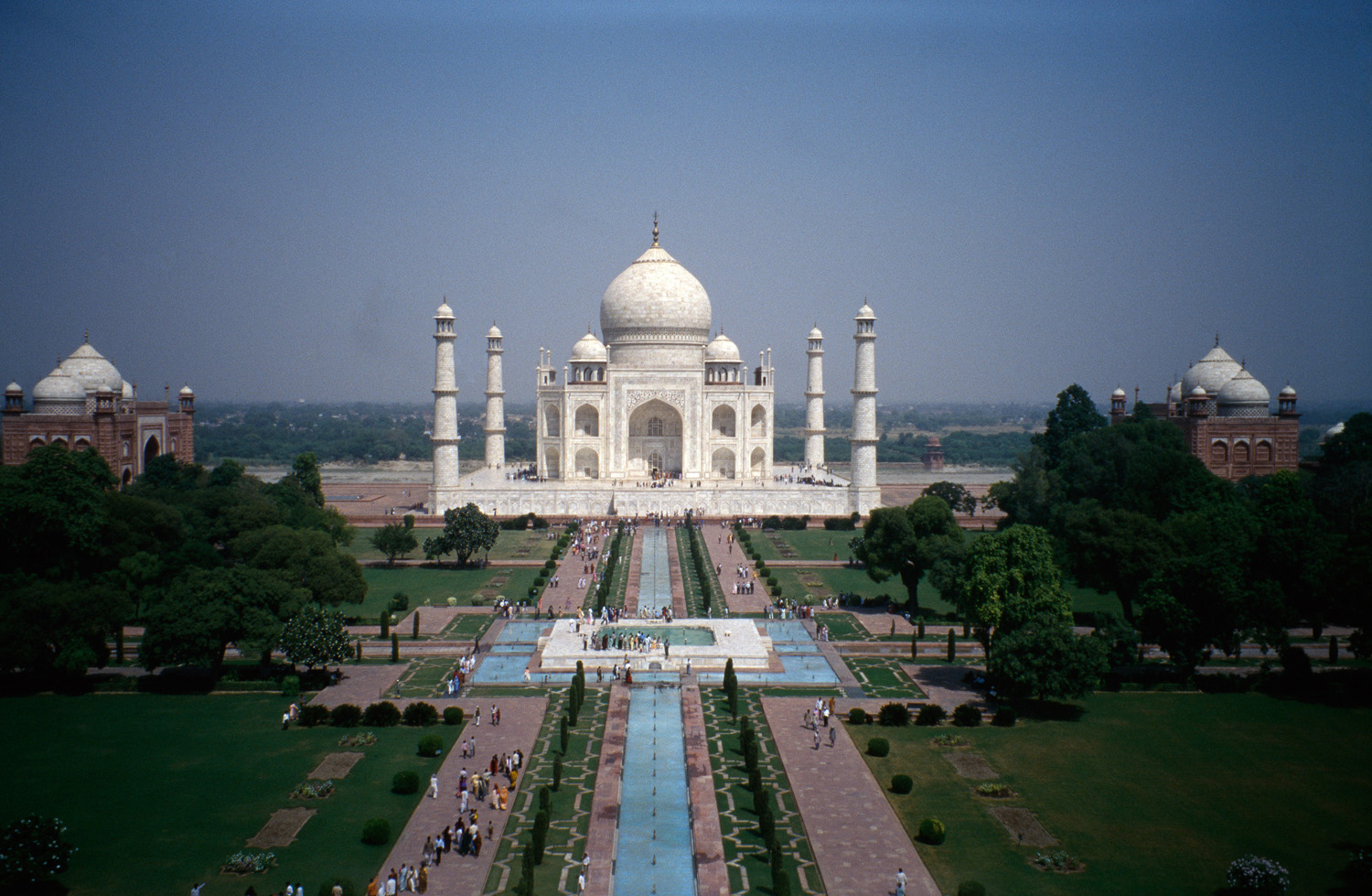 Taj Mahal Agra chahar bagh garden